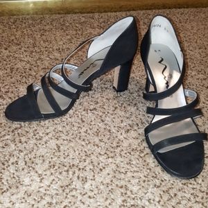 Nina black strappy sandals
